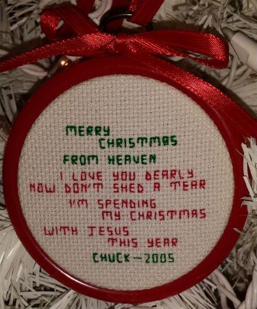 (image for) Merry Christmas from Heaven Ornament